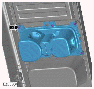 Floor Console - Vehicles Without: Stowage Compartment